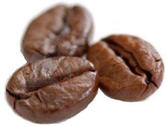 carbon dioxide in roasted coffee beans